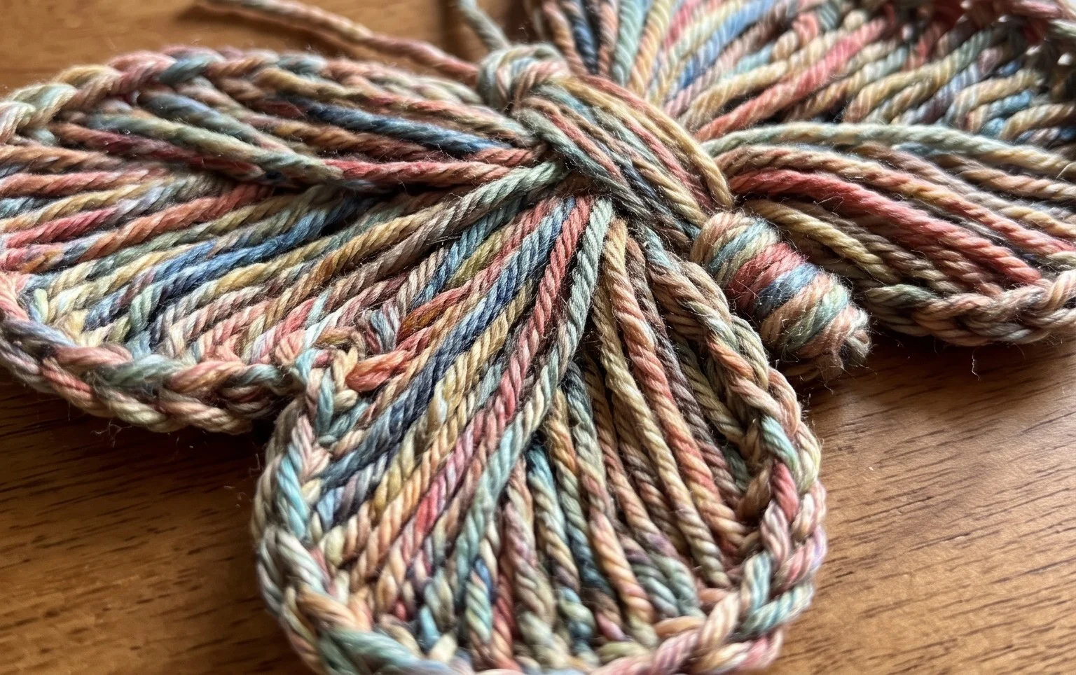 How to make a yarn butterfly craft