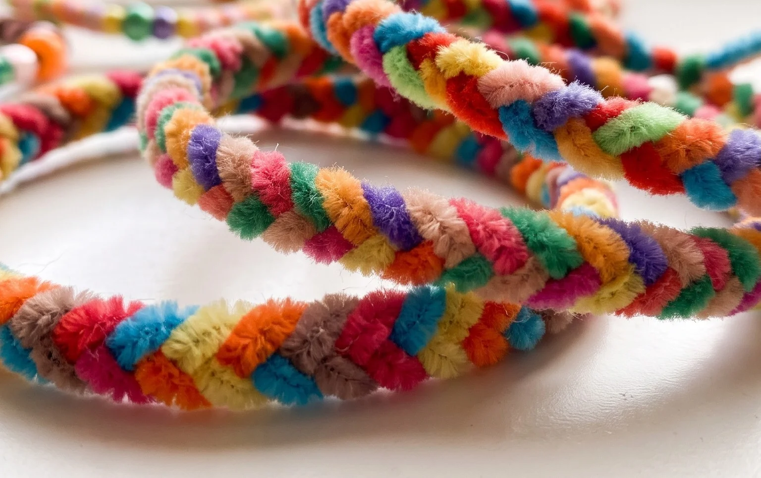 Braided Pipe Cleaner Bracelets