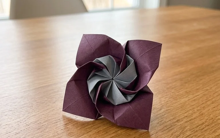 Easy Carmen Sprung Origami Flower: Step-by-Step